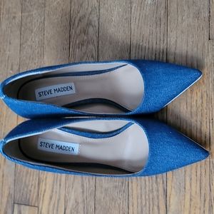 Denim Steve madden high heels
